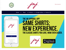 Tablet Screenshot of jnjapparel.net